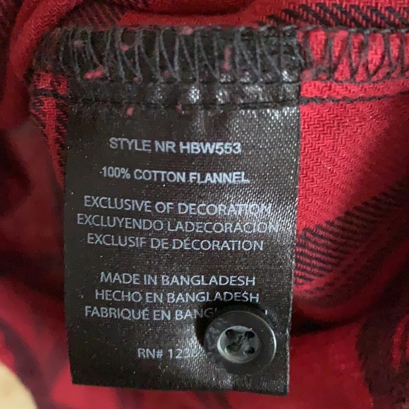 Red flannel shirt - Picture 4 of 4